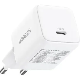 UGREEN X512 Gan Usb-c 20w Wandladegerät – weiß,