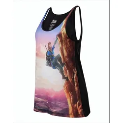 Zelda Breath of the Wild - All Over Link Climbing Female Tanktop S