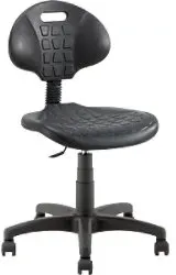Teknik 01 Stuhl Kunststoff Ohne Armlehnen Schwarz 110 kg 680 x 680 x 960 mm 5 Rollen