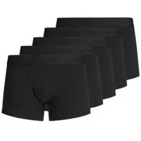 JACK & JONES Tone In Tone Boxershorts 5 Einheiten Black / Detail Black / Black XL