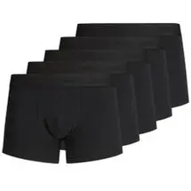 JACK & JONES Tone In Tone Boxershorts 5 Einheiten Black / Detail Black / Black XL