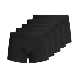 JACK & JONES Tone In Tone Boxershorts 5 Einheiten Black / Detail Black / Black XL
