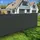 VOUNOT VOUNOT® Zaunblende 1×10m, Sichtschutz Zaun 90 g/m2 HDPE Schattiernetz,anthrazit