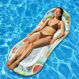 Udbrud Aufblasbare Wasserhängematte, Luftmatratze Pool Tragbar Luftmatratze Wasser Erwachsene Wasserhängematte mit Netz Wasser Hängematte mit Kopfstütze für Sommerpool Strand Partys