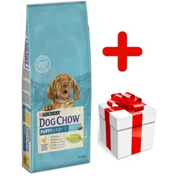 PURINA Dog Chow Puppy Chicken 14kg + Überraschung für den Hund