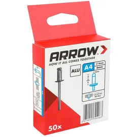 ARROW Blindniete Alu Ø 4 mm x 6 mm 50 Stück