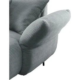 INOSIGN Ecksofa »Amarena L-Form« inklusive Armlehnenverstellfunktion, 4x Zierkissen gratis blau