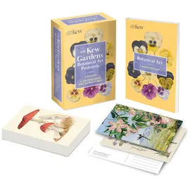 Arcturus Publishing Ltd The Kew Gardens Botanical Art Postcards: Contains a 128-page Book and 50 Postcards (Kew Gardens Arts & Activities)