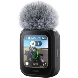 INSTA360 GPS Preview Remote with Built-In Mic Action-Cam Fernbedienung mit integriertem GPS, Live-Vorschau und eingebautem Mikrofon Black CINSCAVX