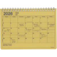 Mark's Europe MARK'S 2026 Tischkalender, S // Yellow