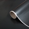 Klebefolie Carbon silber selbstklebende Folie wasserdicht realistische Deko für Möbel, Tisch, Schrank, Tür, Küchenfronten Möbelfolie Dekofolie Tapete 45 cm x 1,5 m