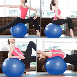 Retoo Gymnastikball Blau 65 cm