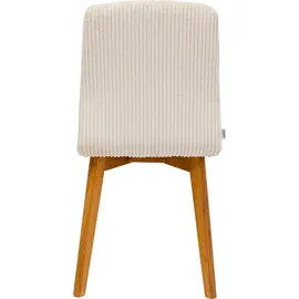 Kare 2er Set KARE DESIGN Stuhl Lara Cord Beige Creme
