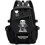 EHGEUYL Undertale Reise-Laptop-Rucksack, wasserdicht, langlebig, für Herren und Damen, Schultasche, Rucksack 3, M - M