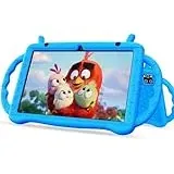 Semeakoko Kinder Tablet 10 Zoll,2024 Neuesten Kids Tablet Android 14 Octa-Core 2.0 GHz, 10GB RAM + 64GB ROM(TF 1TB), WiFi, Bluetooth, Dual Kamera, Elterliche Kontrolle, Kinder Bildungs APP, Blau