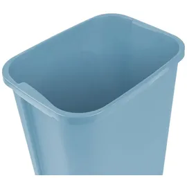KEEEPER Abfallbehälter mit Rolldeckel, 50 l, 39 x 29,5 x 67,5 cm, Rasmus, Blau (Nordic Blue)