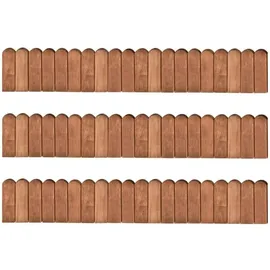vidaXL Beeteinfassungen 3 Stk. 120 cm Kiefernholz