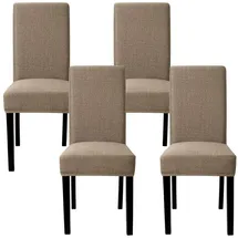 luxuskollektion Generisch Stuhlhussen 4er Set Blumendesign Universelle Stretch Stuhlbezüge, Waschbar & Abnehmbar, Elastische Stuhlüberzüge Für Esszimmer, Schlafzimmer & Wohnzimmer