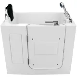 AcquaVapore AquaVapore Sitzwanne Whirlpool Badewanne mit Tür S08WP-TH-B-L 110x68cm