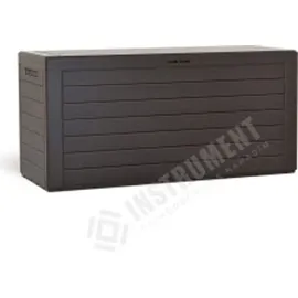 Prosperplast Gartenbox 280 l 116 x 43,8 x 55 cm Dunkelbraun