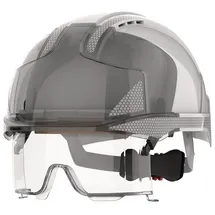 Jsp Industriehelm EVO® VISTAlens® weiß/smoke ABS EN 397,EN 50365