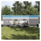 vidaXL Camping-Windschutz Blau 510x153 cm Wasserdicht
