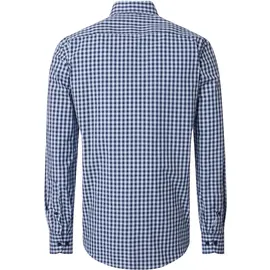 CasaModa Langarmhemd kariert Blau L