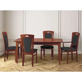 Home Affaire Armlehnstuhl Feinstruktur braun