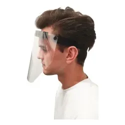 Gesichtsvisier, aus glasklarer PET-Folie 1 Packung = 10 Stück