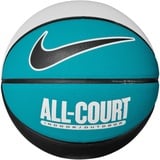 Nike Everyday All Court 8P Indoor/Outdoor Basketball, white/teal nebula/black/black 7