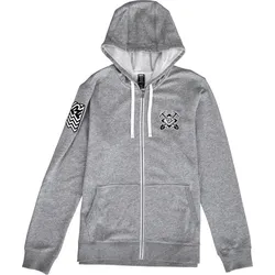 Crest Zip Hoody Grey M