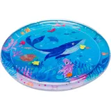 fillikid Wasser-Spielmatte Rund teilweise befüllbar mit Quietschelement - Ocean Blue