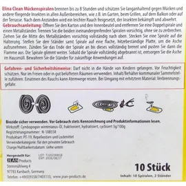 Elina Clean Mückenspirale 10er