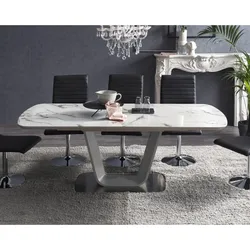SalesFever »Devin« Esstisch Marmor-Optik