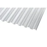 Polycarbonat Wellplatten klar Gerillt Trapez 76/18 1,4 mm 950 x 3000