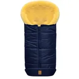 Heitmann-Felle Premium Lammfellfußsack Eisbärchen marine