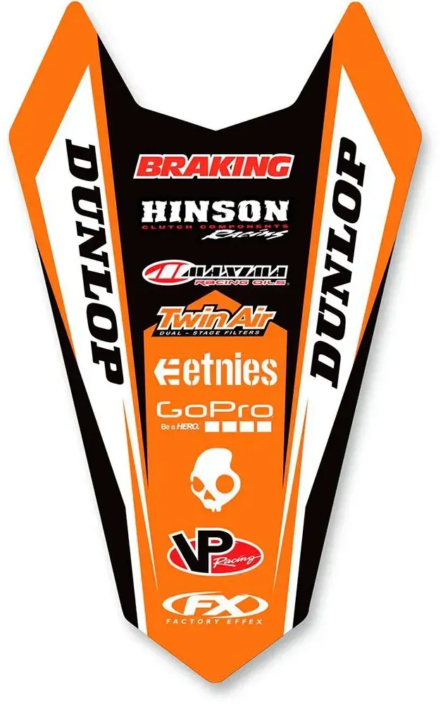 Factory Effex Ktm Sx-f 250 Factory Edition 15 19-32530 Rear Fender Grafik-kit - One Size