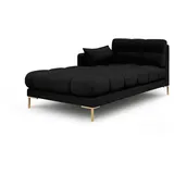 Micadoni Chaiselongue, Schwarz, Textil, 102x75x185 cm, Hergestellt in Europa, Wohnzimmer, Sessel, Relaxliegen