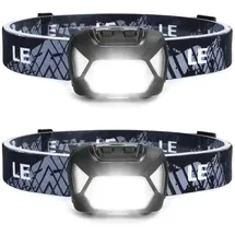 Offgridtec 2 Stk. Offgridtec Stirnlampe schwarz LED 220lm 1300 Lux IPX4