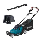 Makita DLM432Z + 191D43-8 Sichelmesser + 191D46-2 Mulchkeil Akku-Rasenmäher 2x 18V ohne Akku und Ladegerät