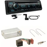 Kenwood KDC-BT560DAB Bluetooth DAB USB Einbauset für Citroen Berlingo bis 2007