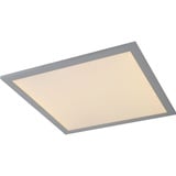 ETC Shop LED Aufbau Panel, Silber, weiß, dimmbar, L 45 cm - Silber