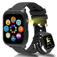 Smartwatch Kinder, kinder smartwatch mit Schlafmonitor, Kalorienzähler, 1,83-Zoll-HD-Touchscreen, 18 Puzzle spiele, Wecker, ohne APP, IP68 Wasserdicht, Taschenlampe, Fitness Tracker für Mädchen Jungen