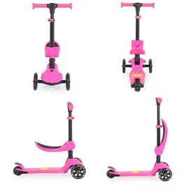 Moni Kinderroller 2 in 1 Lamborghini Laufrad, Lenkerhöhe verstellbar, klappbar pink