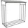 deluke Kaminholzregal Aluminium 70 x 165 x 165 cm Schwarz