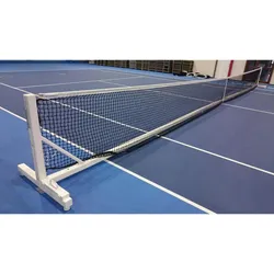 Transportable Tennispfosten aus verzinktem Stahl EINHEITSGRÖSSE