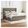 vidaXL Boxspringbett mit Matratze Taupe 180x200 cm Stoff