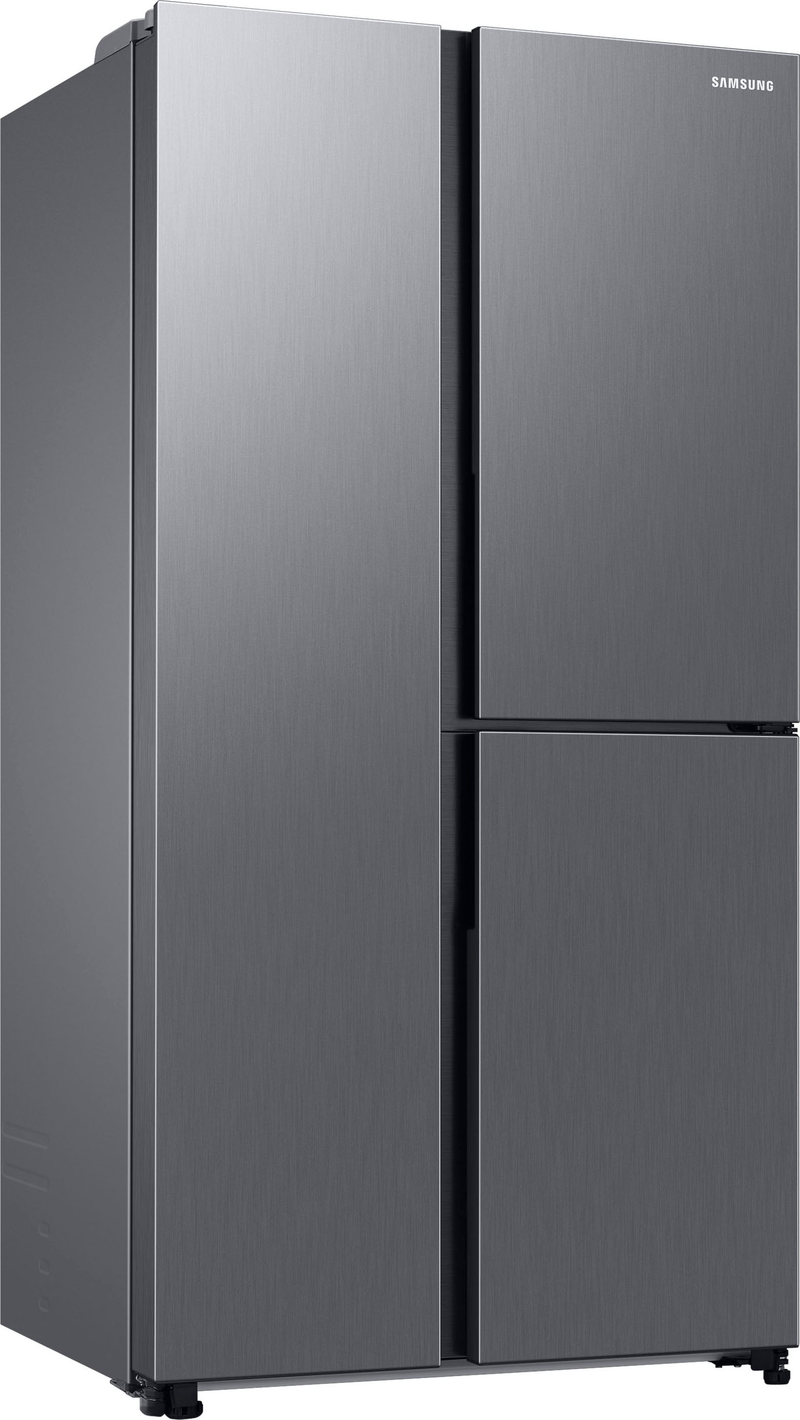 D (A bis G) SAMSUNG Side-by-Side "RH6ACG805DS9" Kühlschränke silberfarben (edelstahl) Kühl-Gefrierkombinationen
