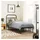 vidaXL Bettgestell 75 x 190 cm Schwarz