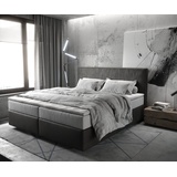 DeLife Dream-Well 180 x 200 cm H2/H3 anthrazit vintage